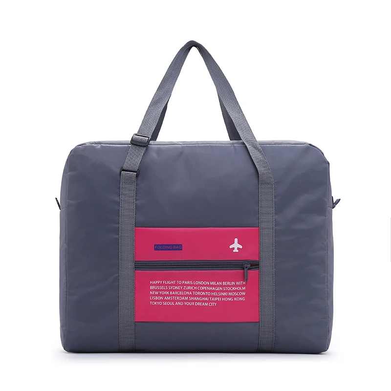 Дорожная сумка водонепроницаемый нейлон большой емкости женская сумка складные дорожные сумки ручные упаковочные, багажные, кубической формы Органайзер Повседневная сумка для выходных