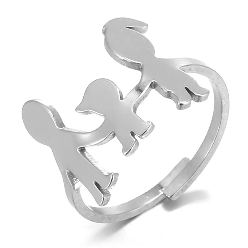 three figure rings (5)
