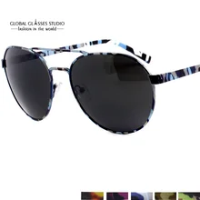 Специальный дизайн моды камуфляж Цвет Высокое качество классические UV400 очки солнцезащитные очки 605 м