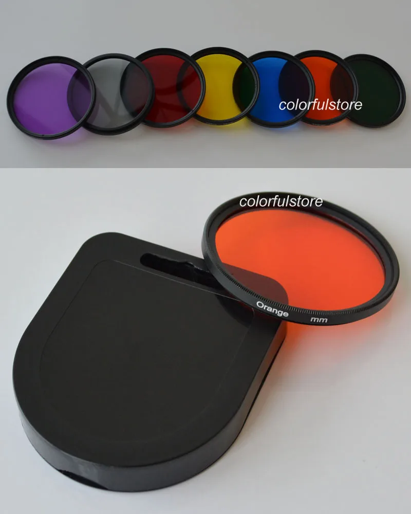 30 30mm 1Pcs Full Color Colour Green Orange Red Purple Yellow Blue Lens