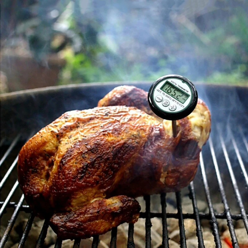 Digital Barbecue Thermometer Kitchen Food Thermometer Electronic Cooking BBQ Household Temperature Detector Tool