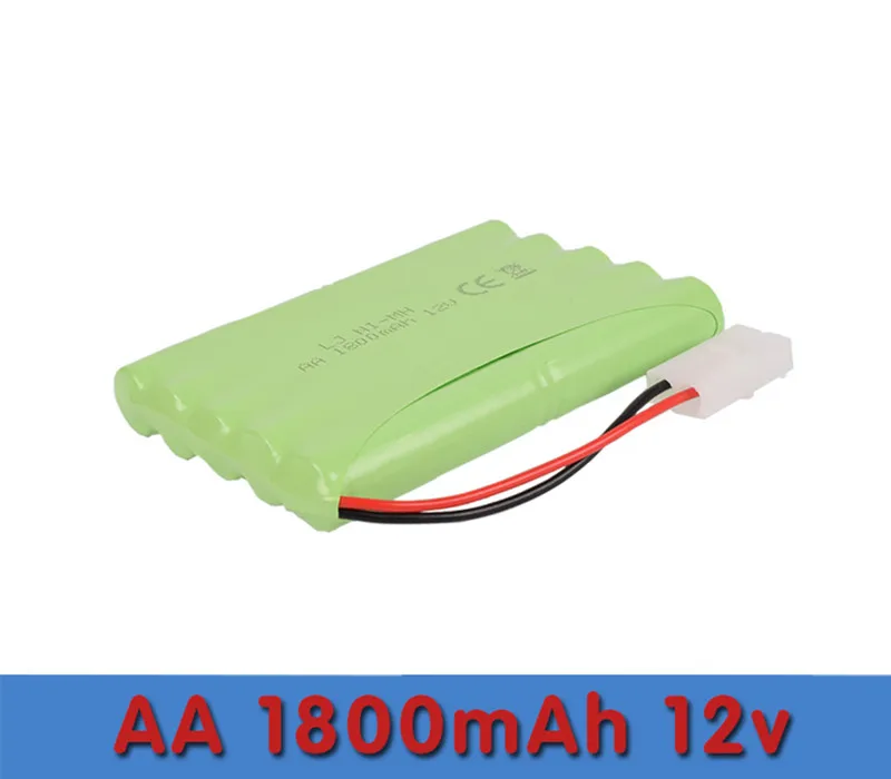 

Cncool 1pack KX Original New Ni-MH 12V 1800mAh Ni-MH AA Rechargeable Battery Pack With Plugs fast shipping