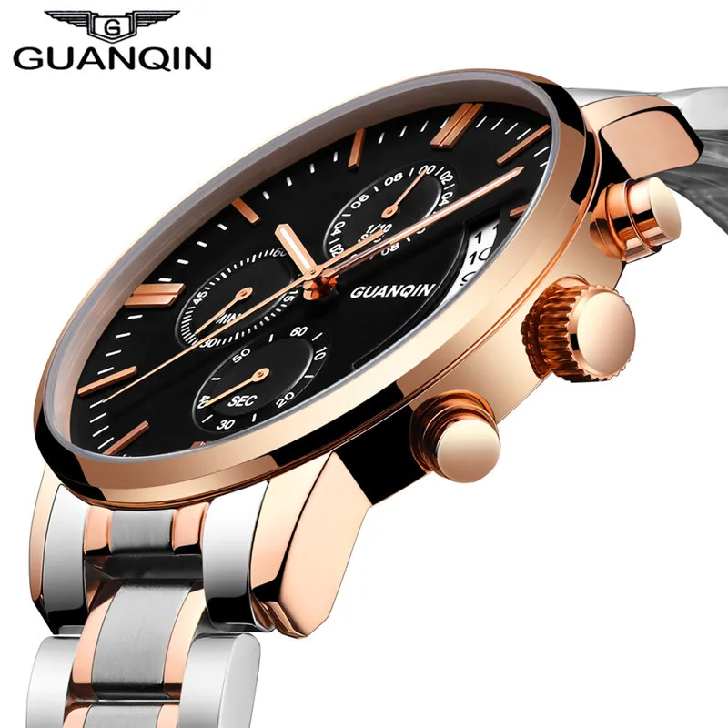 Relojes HOMBRE 2017 GUANQIN Для мужчин S Часы лучший бренд класса люкс спортивные часы