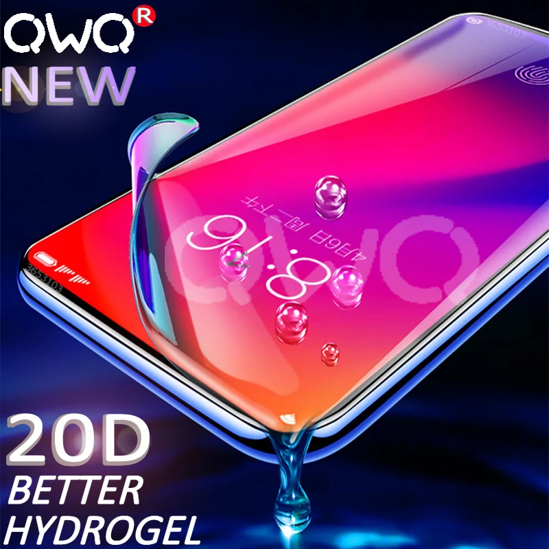 

20D blue light hydrogel for xiaomi redmi note 7 6 9T k20 pro screen protector for Redmi Note 8 Pro global A2 go Protective film