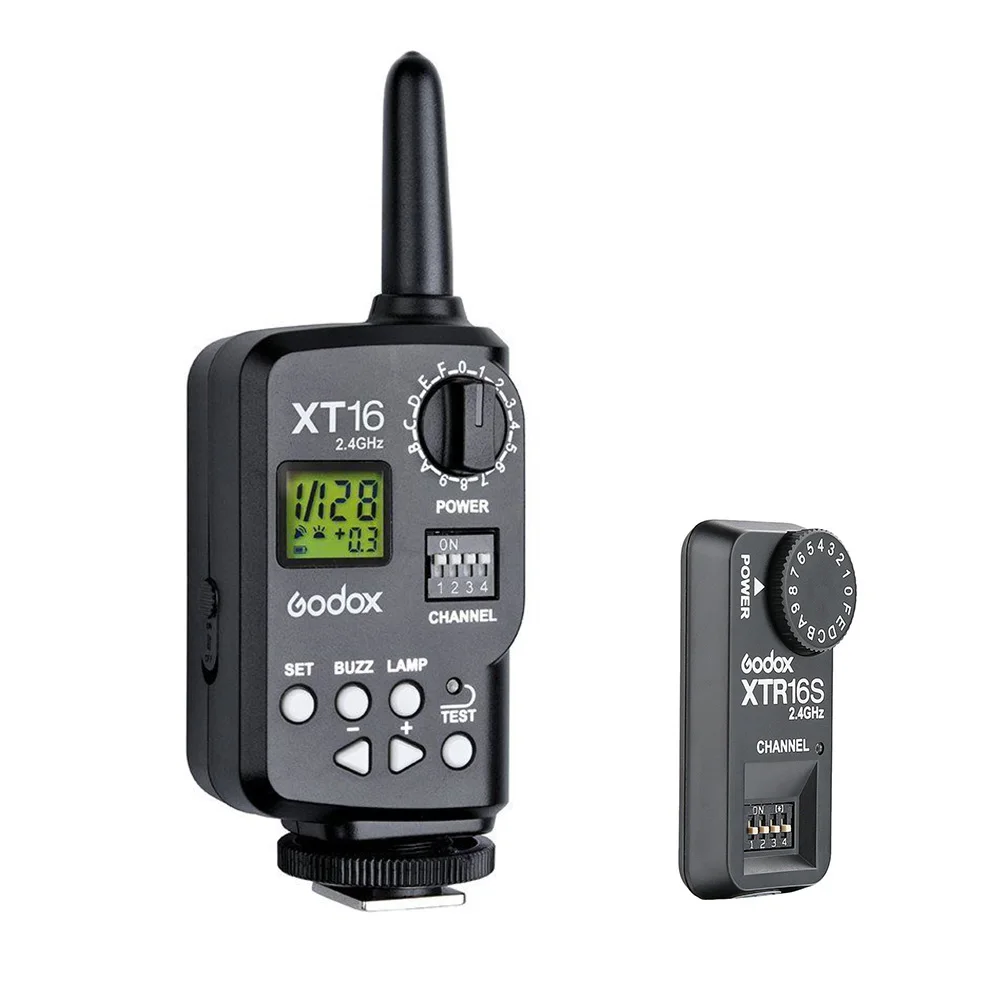 Godox XT-16/XT-16S 2,4G беспроводной стробоскопический триггер XTR16/XTR16S для ttl беспроводной триггер передатчик X1C X1N для триггера вспышки - Цвет: XT-16S