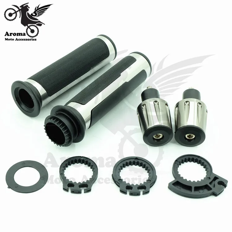 6 Colors Available 7/8' 22mm universal motorcycle handle bar end 1 set