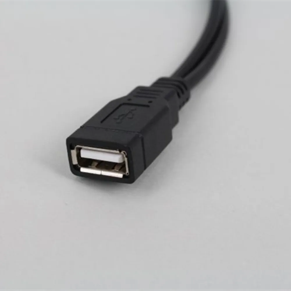 10 шт. 2-в-1 35 см USB2.0 м до F Удлинительный данные кабельного USB Зарядка сетевая карта кабель