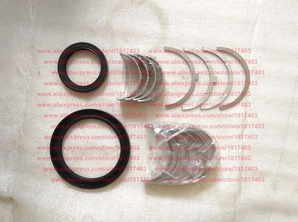 100-01025 главный подшипник+ 100-04007 шатун подшипник+ 100-01021 упорная пластина+ сальник, фуцзянь lijia sl2105abt, sl2105bt