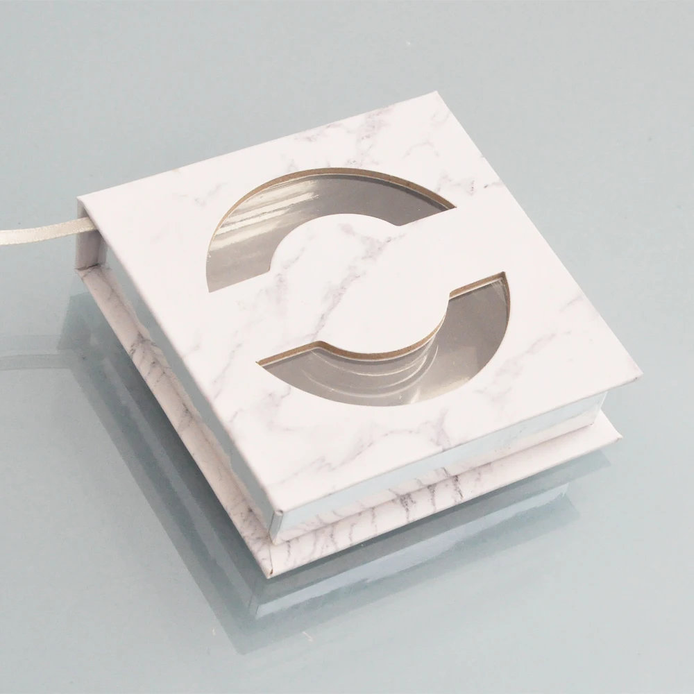 

wholesale false eyelash packaging box lash boxes custom your logo fake 3D mink lashes strip square magnetic case empty