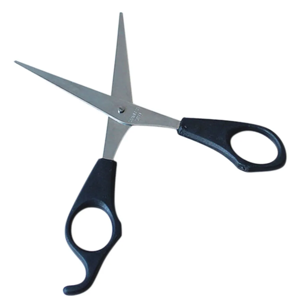 Stainless Steel Beard Scissor for Barber Home Use Black Mini Size
