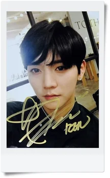 

signed NUEST REN autographed original photo 6 inches freeshipping 062017 02