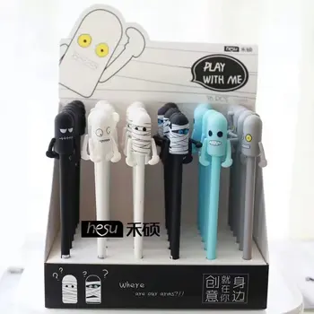 

3PC/lots 0.5 mm Novelty Mummy Gel Pen Ink Marker Pen School Office Supply Escolar Papelaria