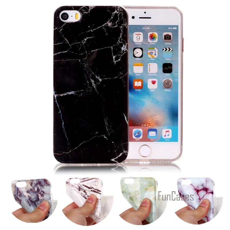 Задняя чехол для iPhone 5 5S SE телефона Ультратонкий Мягкий ТПУ силиконовый
