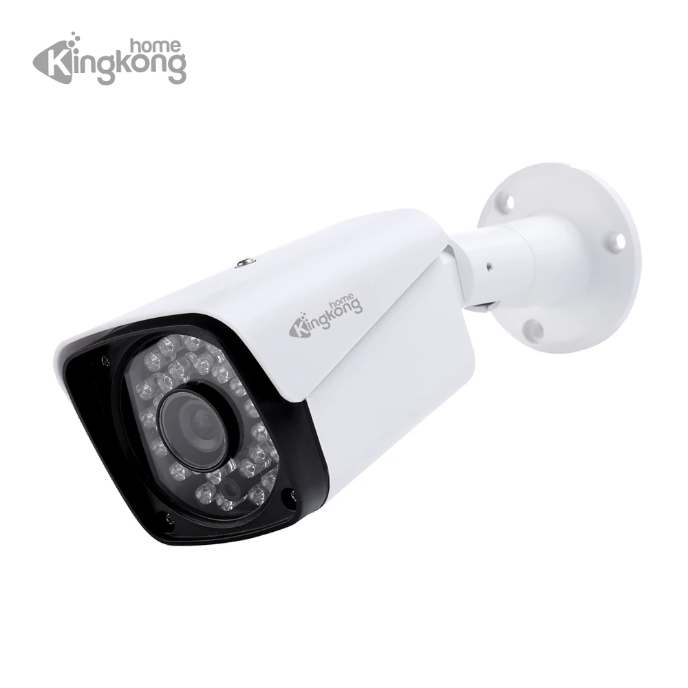 

Kingkonghome POE IP Camera 1080P ONVIF Camera Network Wide Angle Outdoor Surveillance CCTV Motion Detection Waterproof IP Cam
