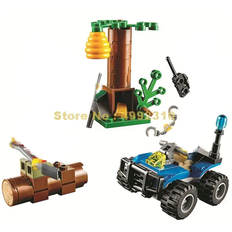 

10860 112pcs city swat mountain special police bela building block 4 figures 60171 Bricks Toy