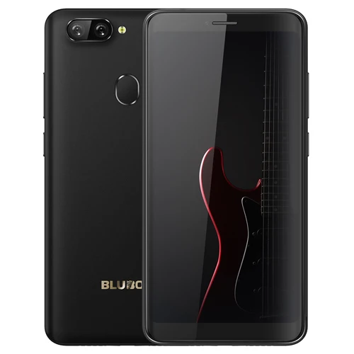 Bluboo D6 Android 8,1 2 Гб 16 Гб 5,5 дюймов мобильный телефон 2700mAhFace разблокировка отпечатков пальцев ID 3g WCDMA с двумя сим-картами смартфон - Цвет: Black Bluboo D6