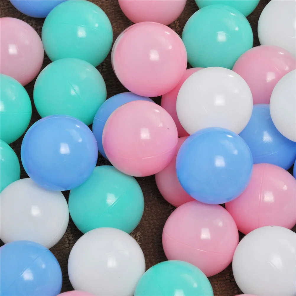 20pcs/lot Colorful Balls Soft Plastic Ocean Balls Funny Baby Kid Swim Pit Toy Outdoor Indoor Baby Toy Balls Toys Gifts 5.5cm/7cm