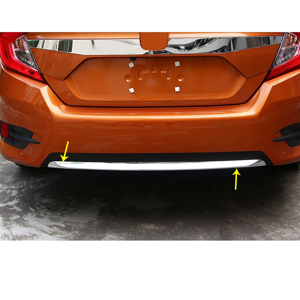 Автомобильные аксессуары задний бампер задняя дверь полоски на педали накладка лампы капоты 1 шт. для Honda Civic 10th Sedan