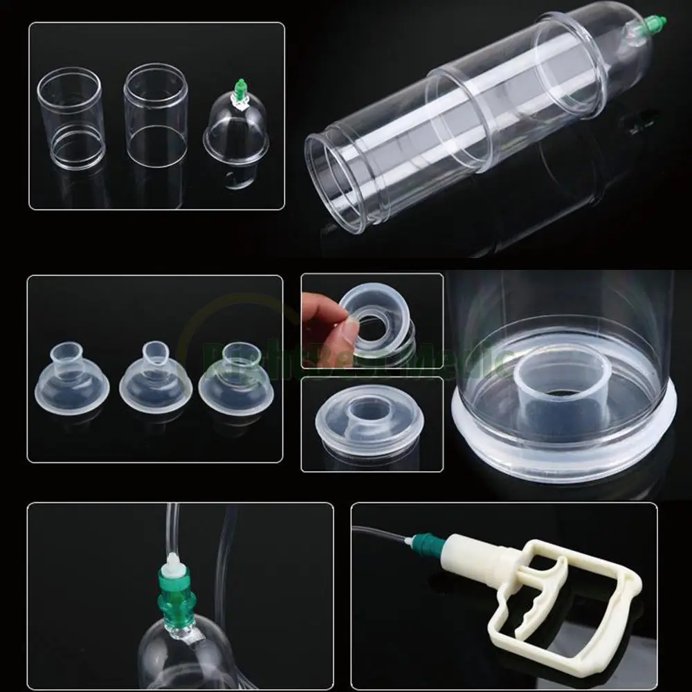 Yuexiao Special Male Cup Man Penis Extender Vacuum Cupping Set 3 cups Men's Cupping Set for Penis Enlargement cupping therapy
