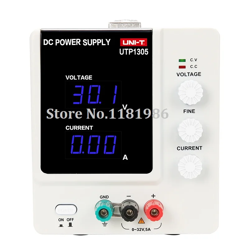 

Uni-t UTP1305 High Precision Programmable Adjustable Digital DC Power Supply 32V/5A Mobile phone Notebook power maintenance