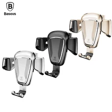 Baseus Gravity reaction car phone holder 360 degrees air vent mount GPS car phone stand for iPhone X 8 7 6s Plus 5s Samsung S9