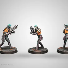[Loong Way Miniatures] Corvus Belli Infinity 0461 авторизованный охотник за головами 32 мм Металлические Миниатюрные
