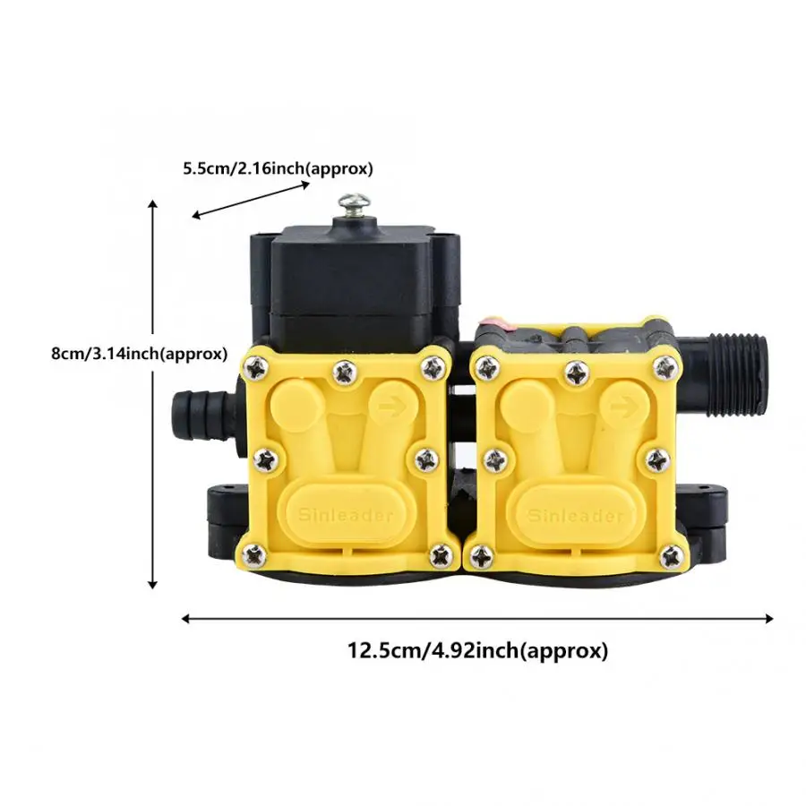 Распылитель мембранный насос аксессуары 12 В двухъядерный Электрический распылитель трубки для двигателя