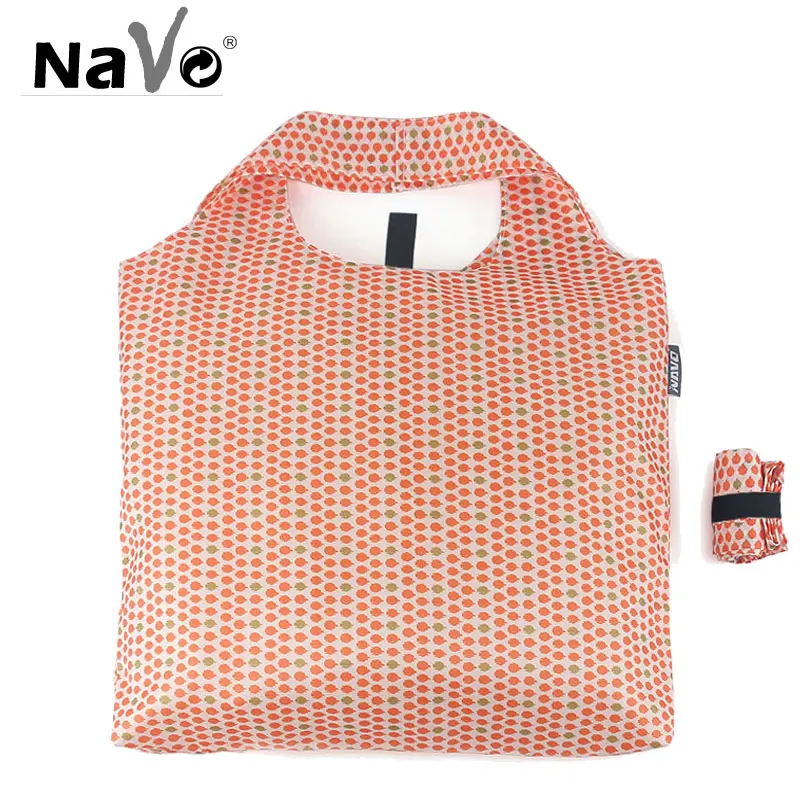 Eco Reusable Shopping tote Folding Shoping Bag Shopper Nylon Foldaway Grocery Bags NAVO shopping bag,tote bags,grocery bags