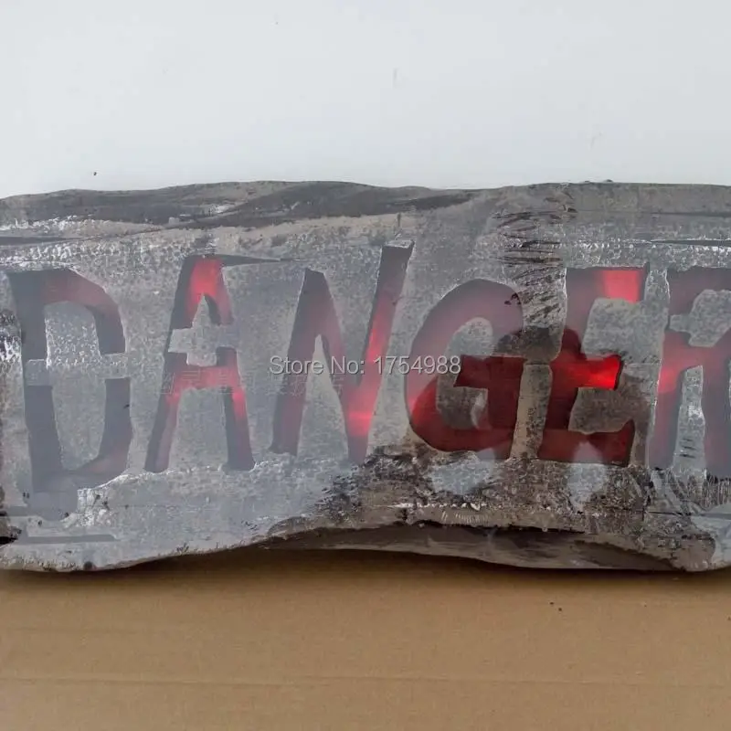 

Escape room decoration Signs flashing lights tag Danger Welcome indicator pirate theme prop