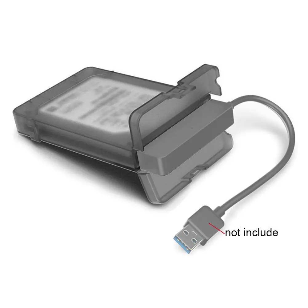 

New USB 3.0 SATA III Hard Disk Enclosures Protect Case Cover for 2.5Inch HDD SSD