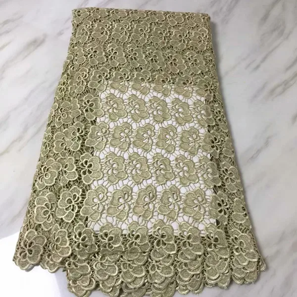 

Wonderful African guipure lace/mesh cord lace/water soluble lace fabric in many color on sale EWP75(5yards/lot)