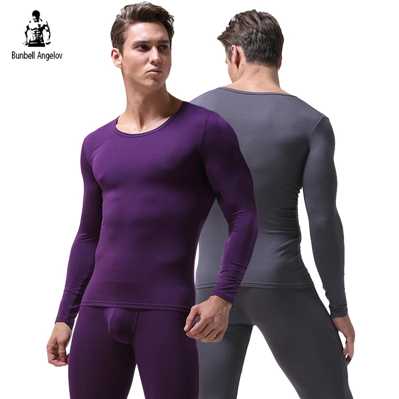 Underwear Winter Mens Warm Thermal Underwear O neck Long Johns Thermal