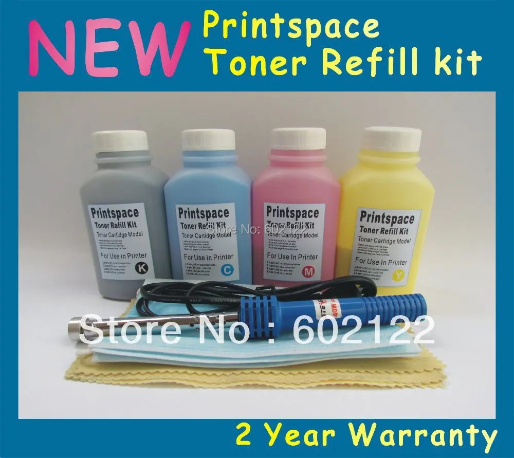 4x NON OEM Toner Refill Kit Compatible For Samsung XPRESS SL C460 C460FW C410 C410W C460W CLT 