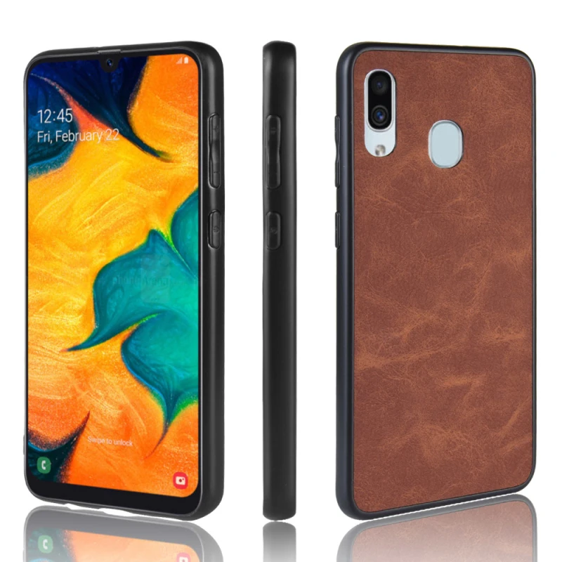 Samsung Galaxy A30 PU leather+PC+TPU hard case YB_7