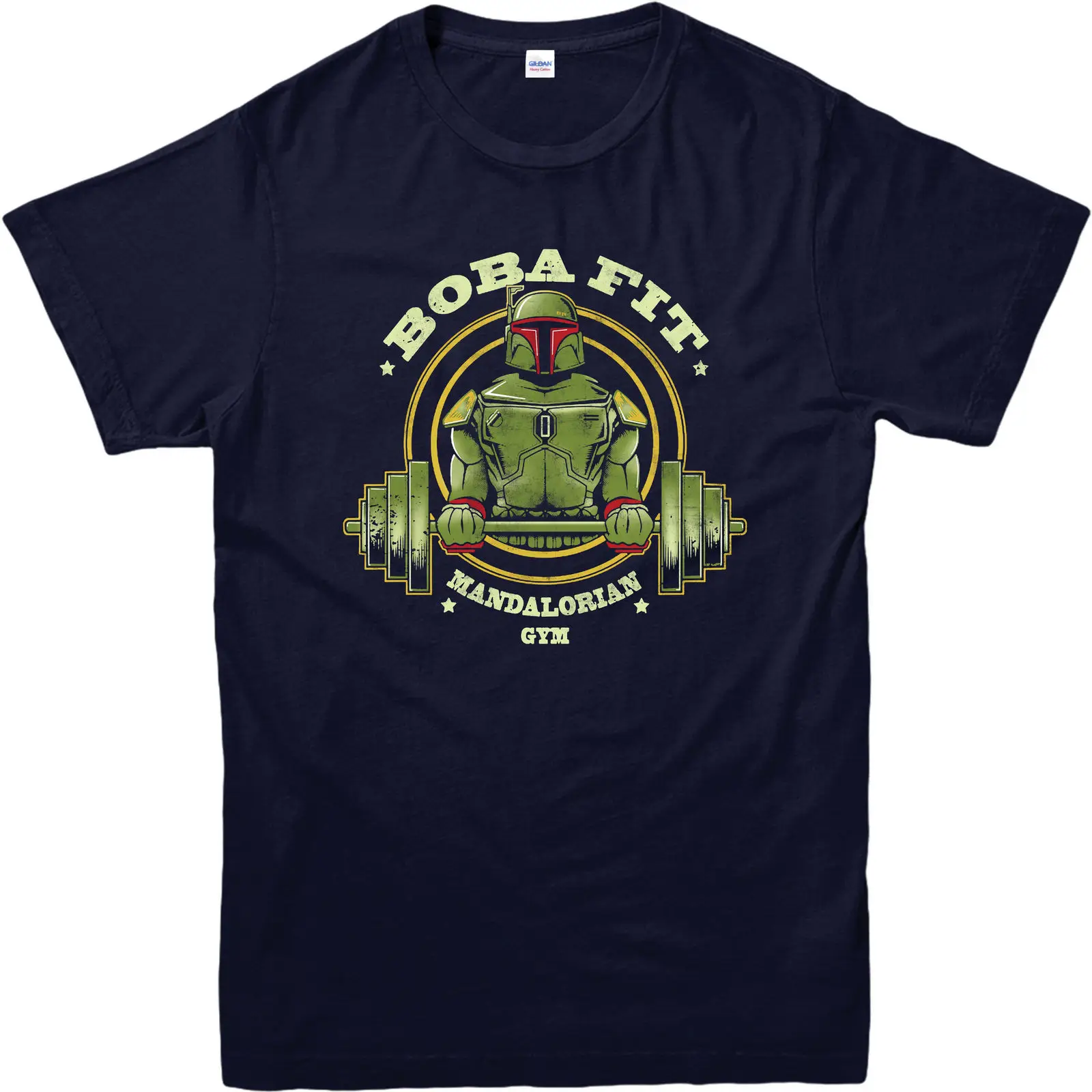 Boba Fett/футболка для спортзала с изображением персонажей из игры Звездные войны