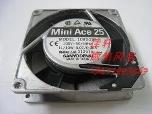 Вентилятор для Sanyo Japan9CMAC fan200V 11/10W 109S09 2 вентилятор с алюминиевой рамкой гарантия