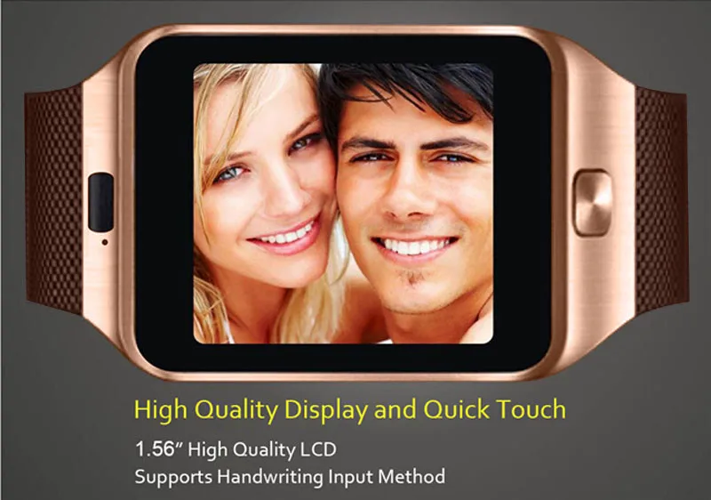 

Bluetooth Smart Watch DZ09 GSM Smartwatch For Android Phone GD May25