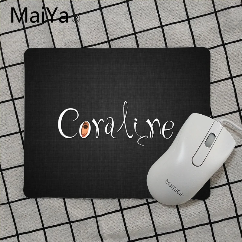 Maiya высокое качество фильм Coraline индивидуальные ноутбук игровой коврик для мыши Лидер продаж подставка под руку мышь