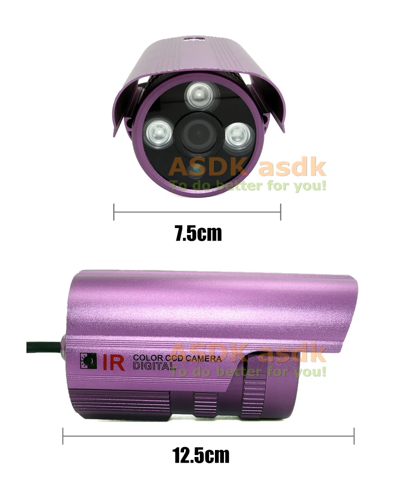 POE Водонепроницаемая 1080P наружная IP камера безопасности 2.0MP 3 со светодиодной