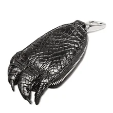 Держатель для ключей из крокодиловой кожи для мужчин и женщин, органайзер, сумка для ключей от автомобиля, бумажник ключница, многофункциональный чехол для ключей, мини-сумка для карт