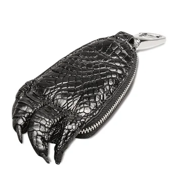

Crocodile Leather Men Women Key Holder Organizer Car Key Bag Wallet Housekeeper Multifunction Key Case Mini Card Bag