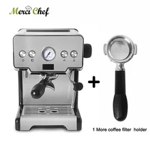 ITOP 15Bar Semi-automatic Espresso Coffee Maker Machine Cappuccino Latte Milk Foam Coffee Maker With 1 Extra Filter Holder guidecraft classic espresso extra chairs