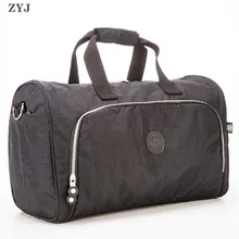 ZYJ для мужчин и женщин Повседневное дорожное снаряжение фитнес сумки Водонепроницаемый Спорт через плечо тренажерный зал через плечо Вместительная дорожная сумка