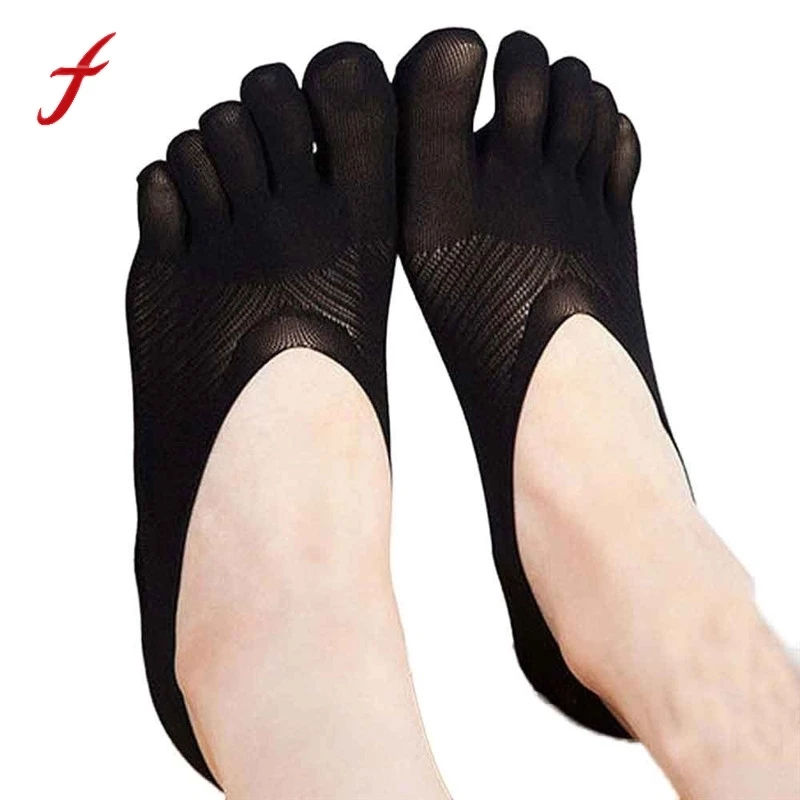 

Women's Socks Fashion New Arrival Funny Socks Five Toe Sock Slippers Invisibility For Solid Color Socks Five Finger Socks meias