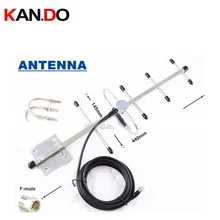 4 шт./лот 7dbi, 1,2G приемопередатчик Yagi антенна 3 м кабель беспроводной vidoe аудио передатчик приемник 1,2G FPV антенна cctv аксессуары