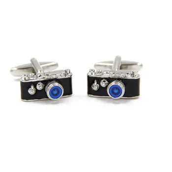 

The promotion of new products manufacturers spot camera fun styling cuff links male fashion nail glue Cufflinks