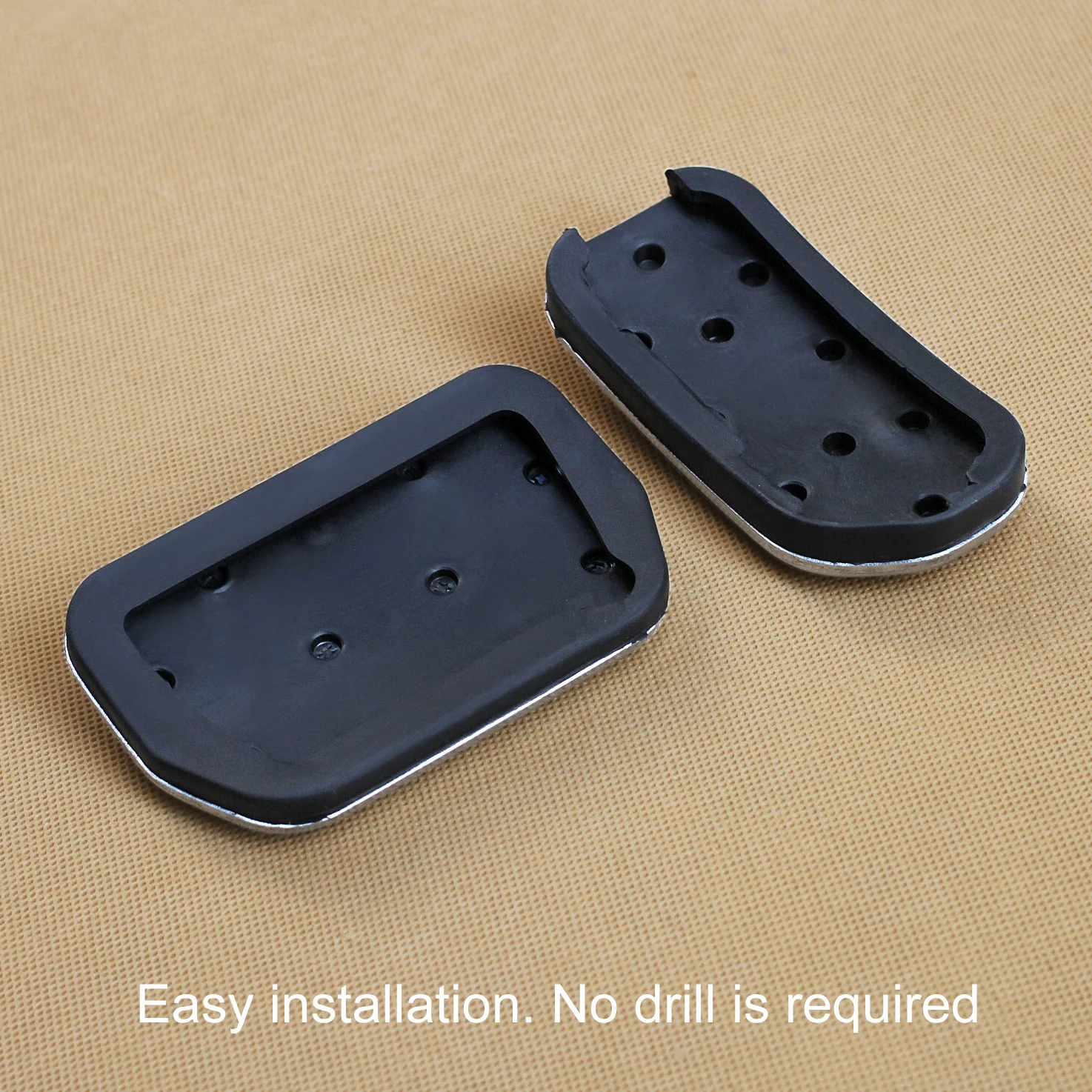 2Pcs//Set Stainless Steel Car Non-Slip Gas Brake Pedal For Toyota RAV4 Lexus NX