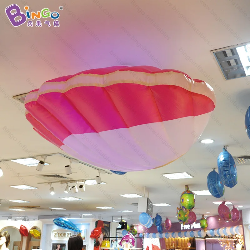 

Free shipping Dia 1.5M inflatable seashell clamshell balloon for Sea animal model replica