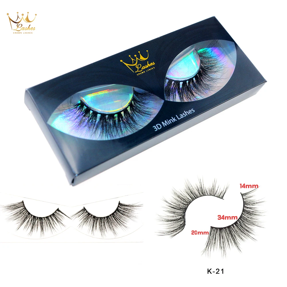 

5 pairs 3D faux Mink Lashes Custom Eyelash Packaging 100% Handmade Faux Mink Lashes natural false eyelashes fake lashes long mak