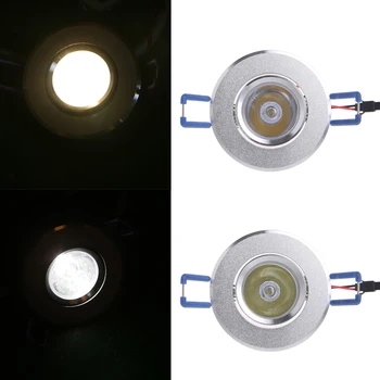 

1W LED Lights 85-265V Cabinet Mini Downlight Spot Ceiling Lamp 90lm Shockproof